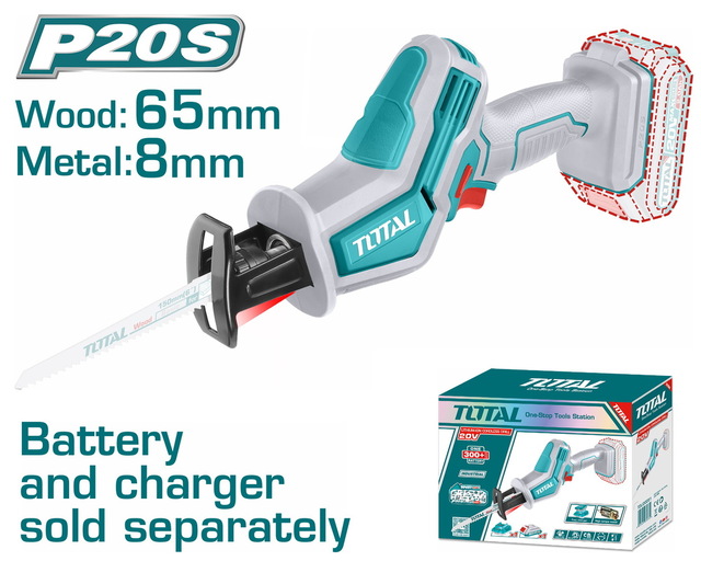 TRSLI6506 TOTAL ΜΙΝΙ ΣΠΑΘΟΣΕΓΑ ΜΠΑΤ. Li-ion 20V Solo (TRSLI6506) - Image 1
